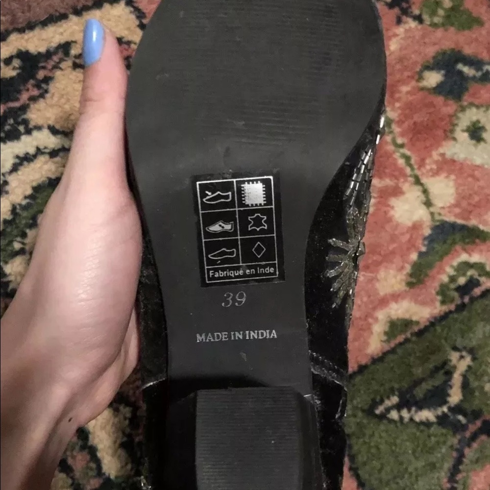 Free People night out booties embellished Sz 39 - Picture 6 of 7